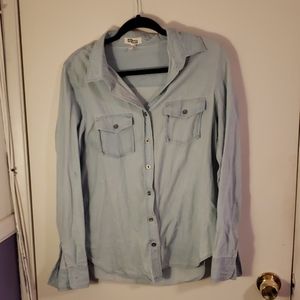Light blue jean long sleeve